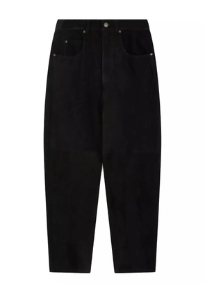 ISABEL MARANT suede trousers - Black