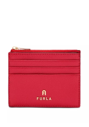 Furla small Camelia zip-top card holder - Red