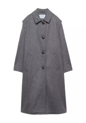 Prada single-breasted coat - Grey