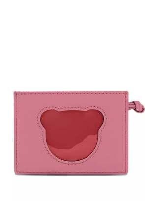 Furla bear-cutout card holder - Pink