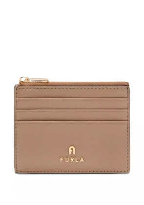 Furla zip-top cardholder - Brown