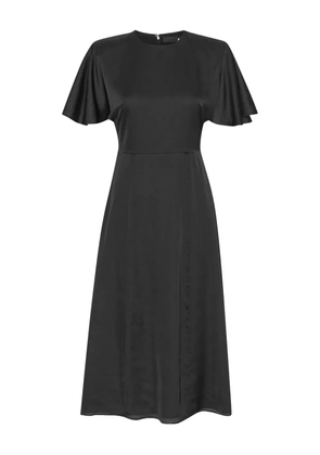 ROTATE BIRGER CHRISTENSEN chiffon midi dress - Black