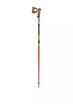LEKI logo-print walking stick - Red