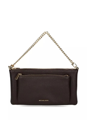 Michael Michael Kors chain-strap leather satchel - Brown