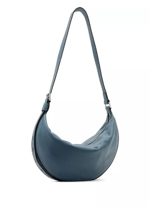 AllSaints crescent zipped shoulder bag - Blue