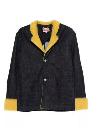 Kenzo denim contrats-trim jacket - Blue