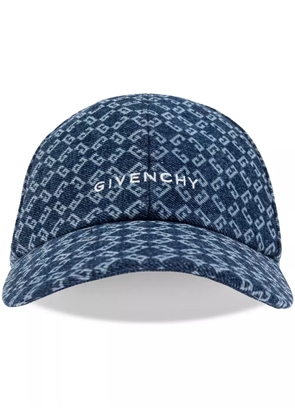 Givenchy monogram-jacquard cap - Blue