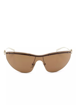 Gucci Eyewear Horsebit-detail sunglasses - Gold