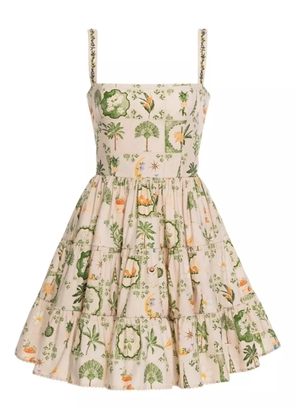 Agua By Agua Bendita Lima floral-print mini dress - Green