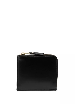 Comme Des Garçons Wallet leather zipped wallet - Black