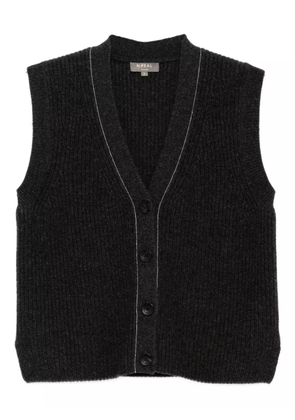 N.Peal V-neck vest - Grey