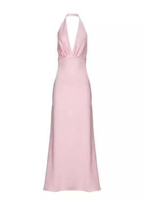 IL VOLO Belle halterneck draped dress - Pink