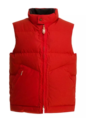 Ceccarelli quilted padded gilet - Red