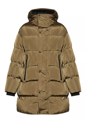 DSQUARED2 hooded quilted puffer coat - Brown