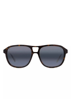 Vuarnet tortoiseshell pilot sunglasses - Brown