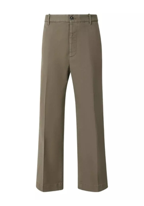 Nine In The Morning button-fly cotton trousers - Green