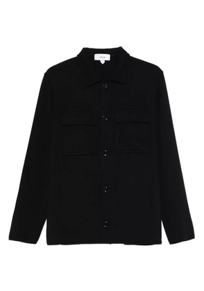 Lardini patch-pocket button-front jacket - Black