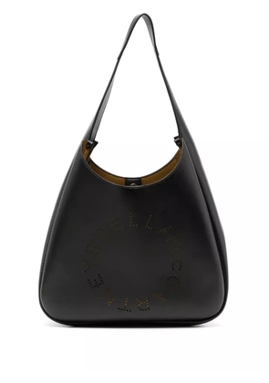 Stella McCartney logo hobo tote bag - Black