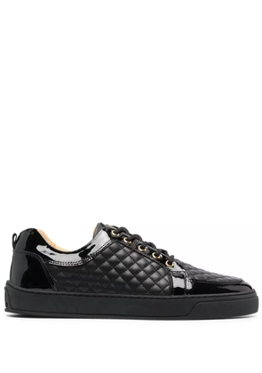 Leandro Lopes quilted low-top sneakers - Black