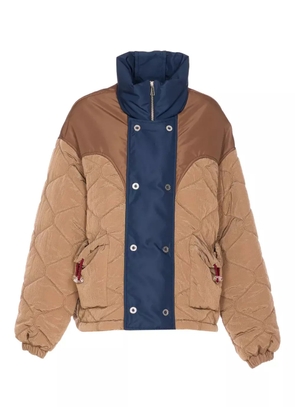 MARBELL quilted padded jacket - Brown