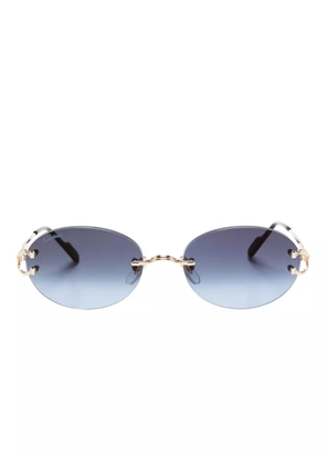 Cartier Eyewear round sunglasses - Gold
