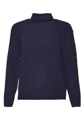 C.P. Company turtleneck lens-pocket sweater - Blue