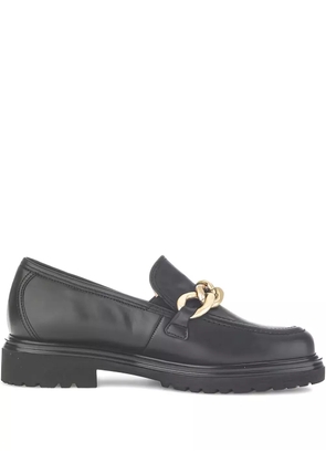 GABOR chain-link loafers - Black