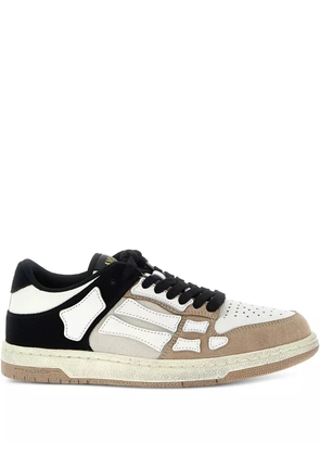 AMIRI Distressed Skel leather sneakers - Neutrals