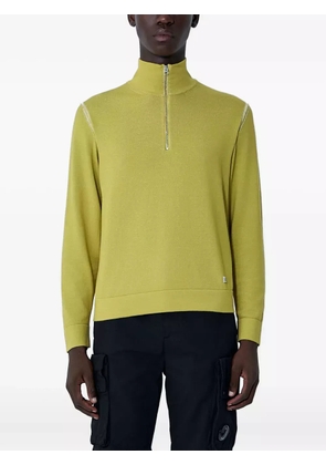 C.P. Company half-zip high-neck sweater - Yellow