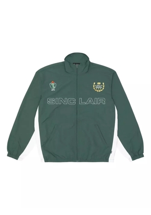 Sinclair paneled embroidered-detail jacket - Green