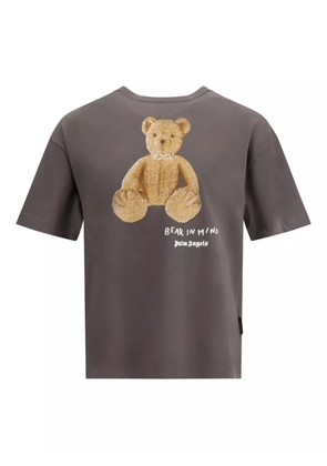 Palm Angels Bear in Mind cotton T-shirt - Grey