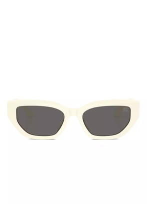 Burberry Eyewear geometric-frame sunglasses - White