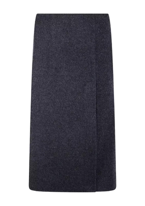P.A.R.O.S.H. wool midi skirt - Blue