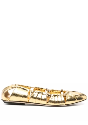 Chloé Luna ballet flats - Gold