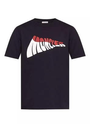 Moncler logo-print T-shirt - Blue
