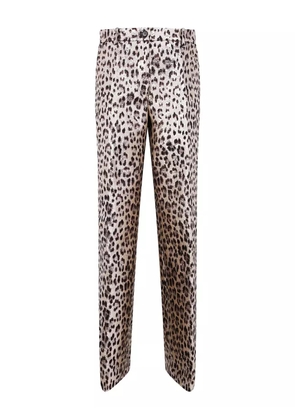 P.A.R.O.S.H. leopard-print trousers - Brown