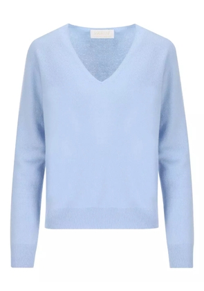 Vanisè V-neck cashmere sweater - Blue