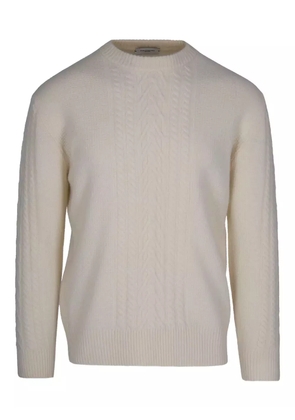 Paolo Pecora cable-knit wool sweater - White