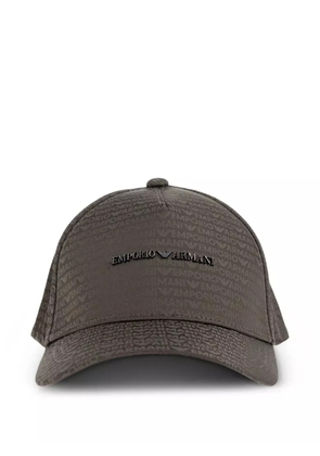 Emporio Armani logo-plaque baseball cap - Green