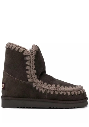 Mou knitted detail boots - Grey