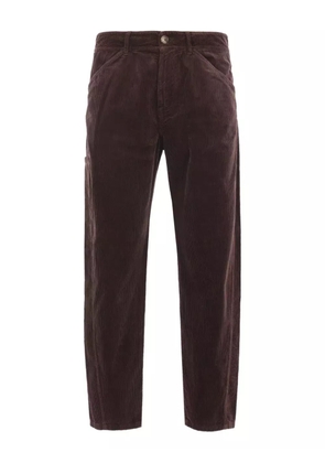 Brunello Cucinelli corduroy straight-leg trousers - Brown