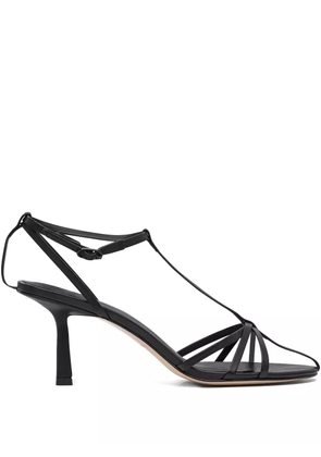 Studio Amelia 70mm Aviary leather sandals - Black