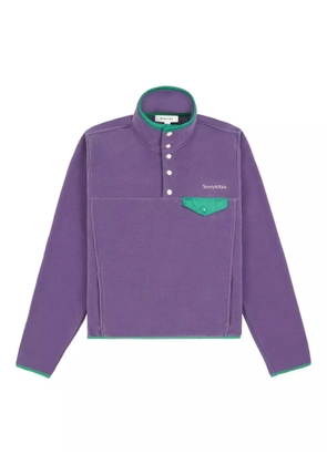Sporty & Rich logo-embroidered sweatshirt - Purple