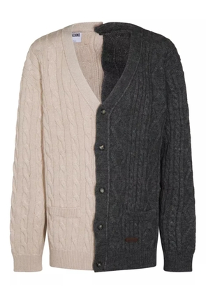 Moschino V-neck cardigan - Grey