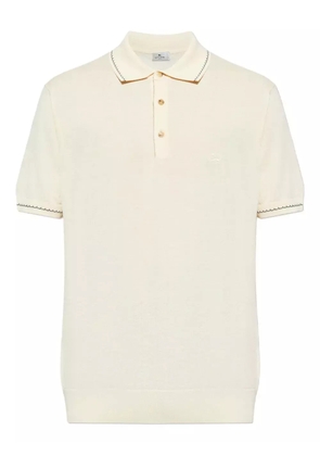 ETRO cotton polo shirt - Neutrals