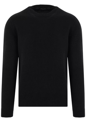 Roberto Collina crew-neck merino jumper - Black