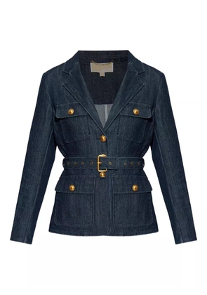 Michael Michael Kors belted denim jacket - Blue