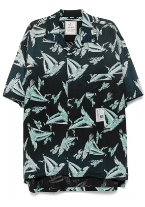 Maison MIHARA YASUHIRO printed shirt - Black