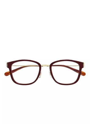Gucci Eyewear square-frame glasses - Red