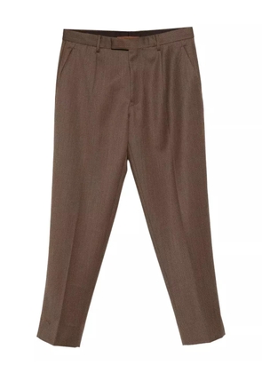 Zegna tailored wool trousers - Brown